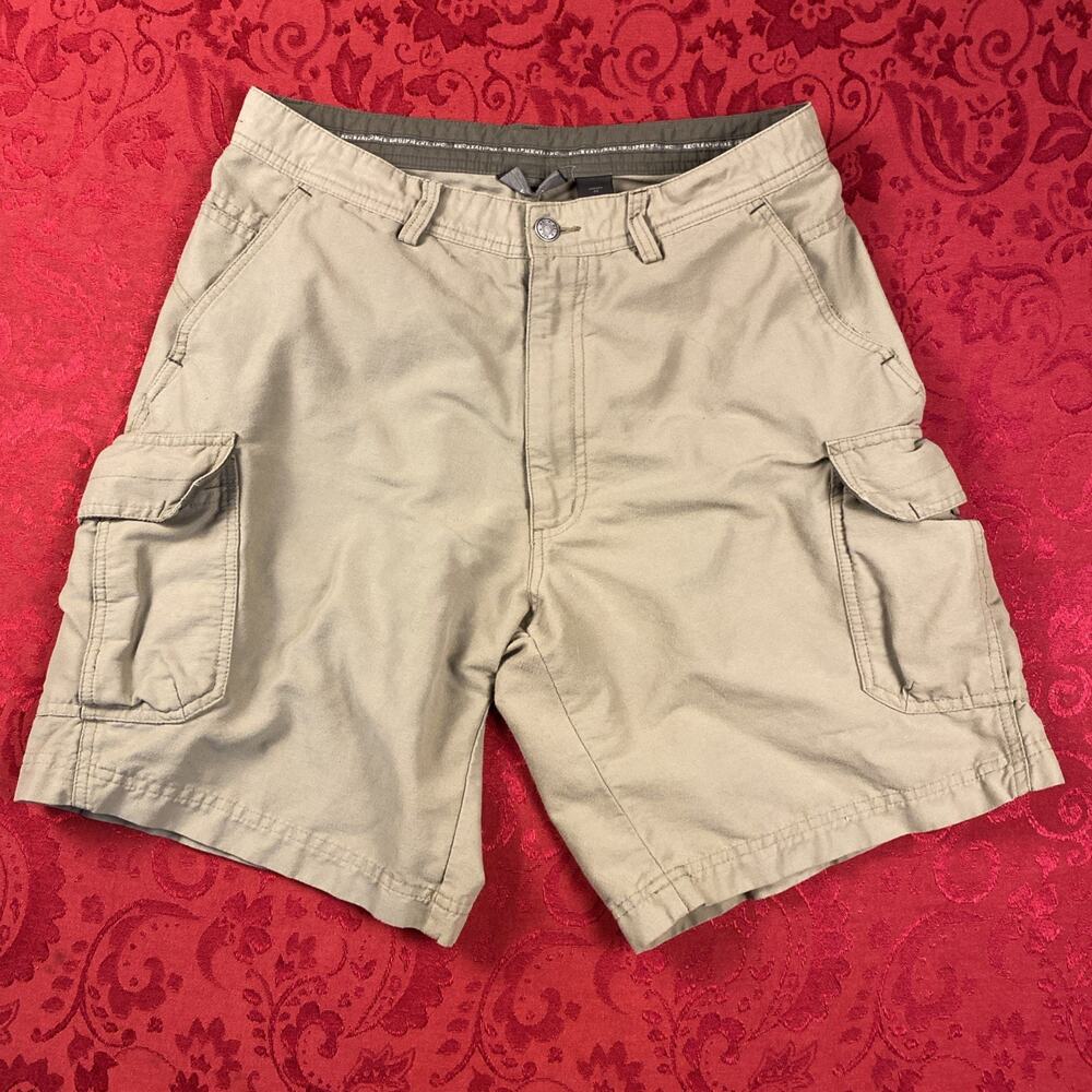 REI Tan Flat Front Men Shorts